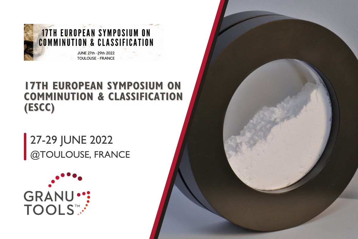 banner of Granutools to share that we will attend 17th European Symposium on Comminution & Classification